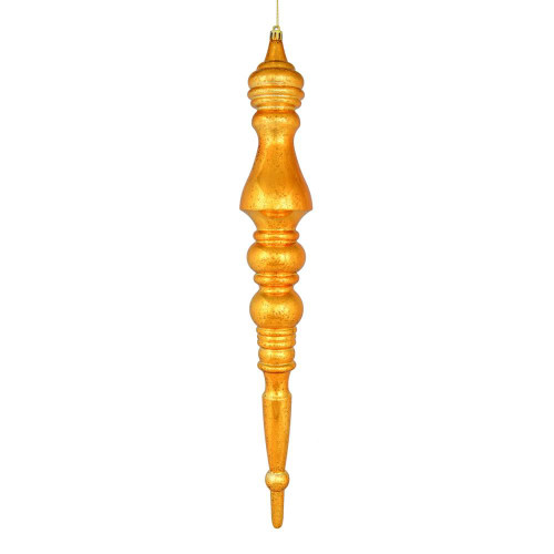  Vickerman N190930D 20" Antique Gold Mercury Finial 