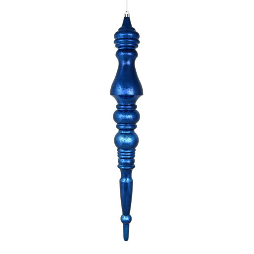 Vickerman N190931D - 20 inch Midnight Blue Mercury Finial Christmas Ornament