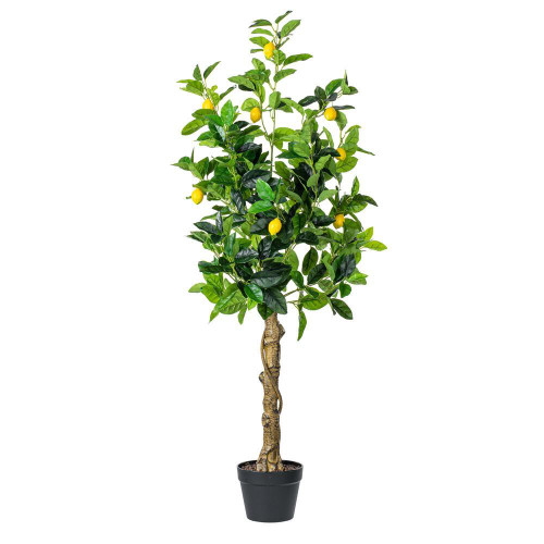  Vickerman TA171101 51" Artificial Real Touch Lemon Tree in Pot 