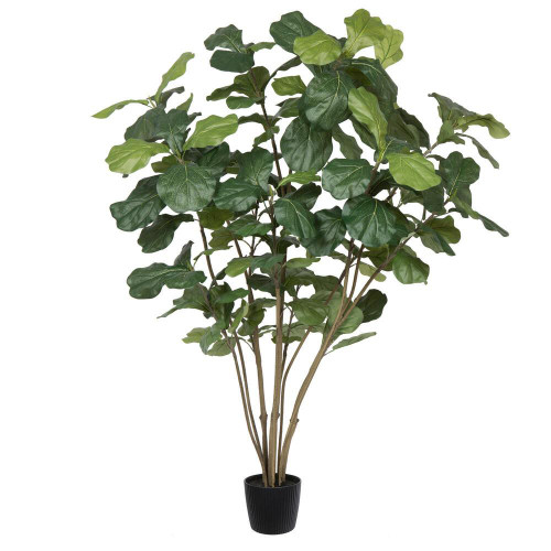  Vickerman TB170460 5ft Artificial Green Fiddle Tree in Pot 