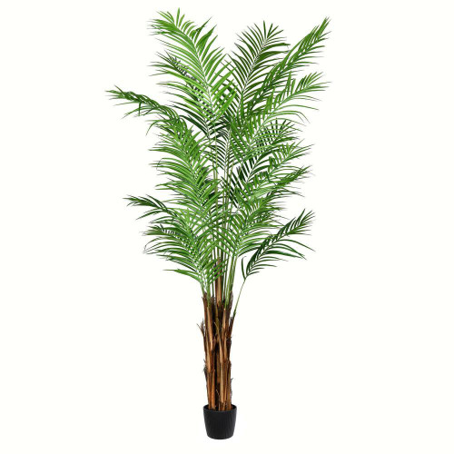  Vickerman TB190770 7ft Artificial Areca Palm Tree in Pot 