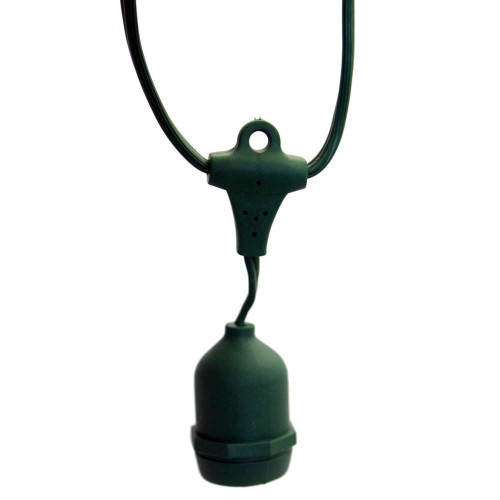  Vickerman V47G026 48' Green Patio String Light with E26 Sockets 
