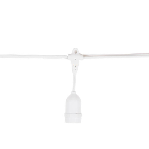 Vickerman V47W026 48 ft  White Patio String Light with E26 Sockets