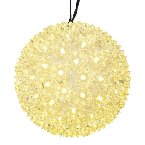  Vickerman X120801T 100Lt x 7.5" LED WmW Twinkle Star Sphere 