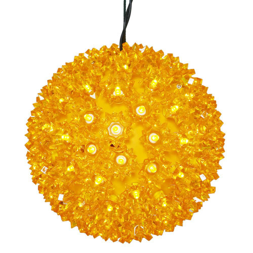  Vickerman X120807 100Lt x 7.5" LED Gold Starlight Sphere 