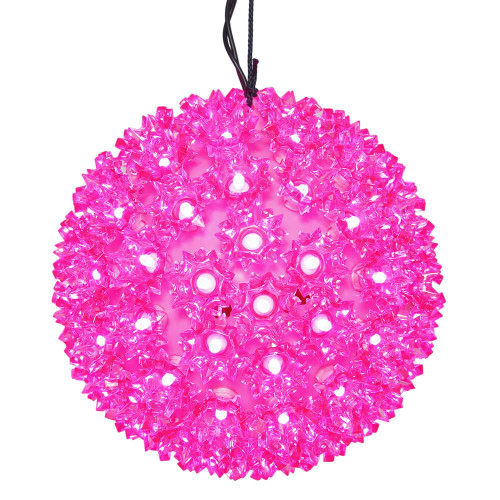  Vickerman X121009 150Lt x 10" LED Pink Starlight Sphere 