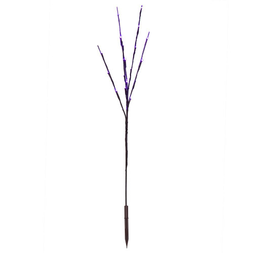  Vickerman X15B606 36" Purple Twig Lighted Branch 3 Pack 