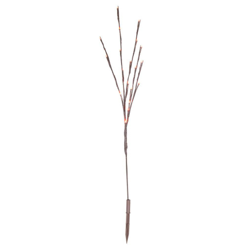  Vickerman X15B608 36" Orange Twig Lighted Branch 3 Pack 