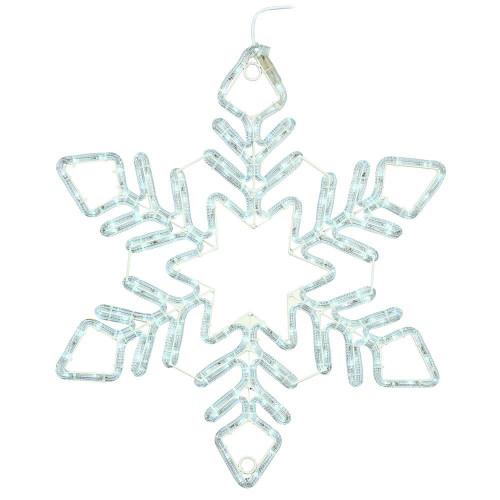  Vickerman X176324 24" PureWht LED Star Snowflake 