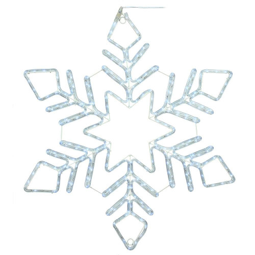  Vickerman X176336T 36" PureWht LED Twinkle Star Snowflake 