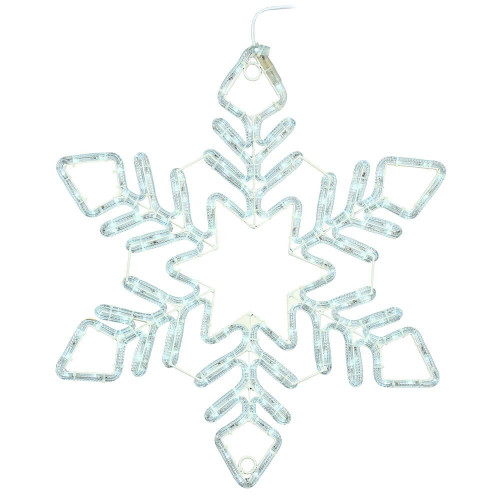  Vickerman X176348 48" PureWht LED Star Snowflake 