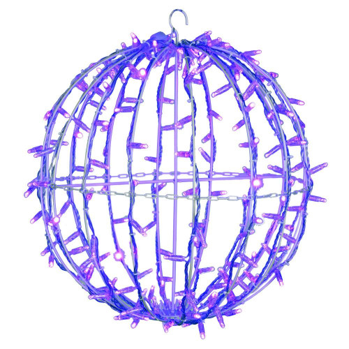  Vickerman X20LED06T 180Lt x 20" Purple Twinkle Led Sphere 