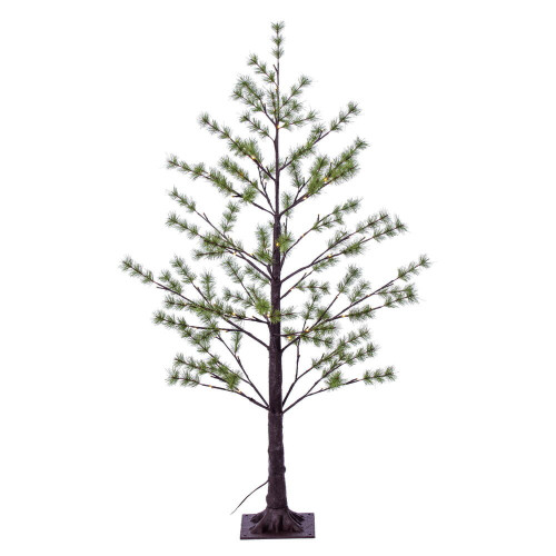 Vickerman X220640 4' Green Mini Pine Twig Tree LED 72WW