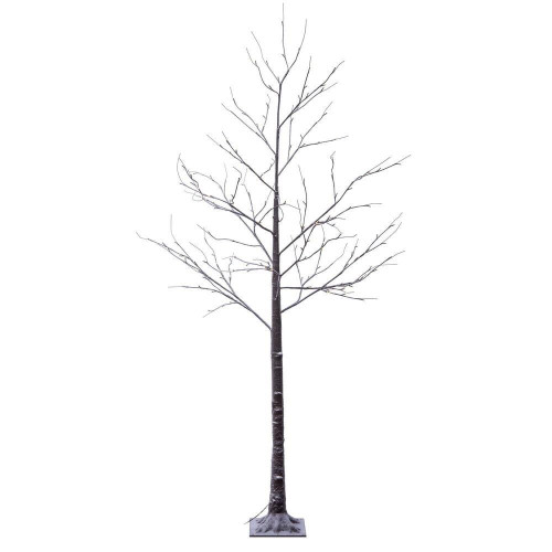  Vickerman X220880 8' Brown Frosted Twig Tree LED 160WW 