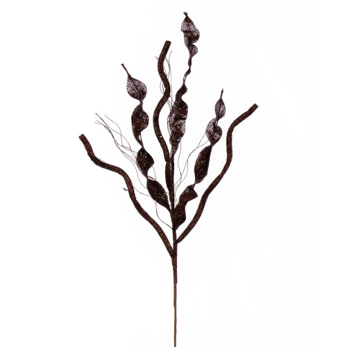 Vickerman QG223876 34" Mocha Multi Spiral Glitr Spray 6/Bg 