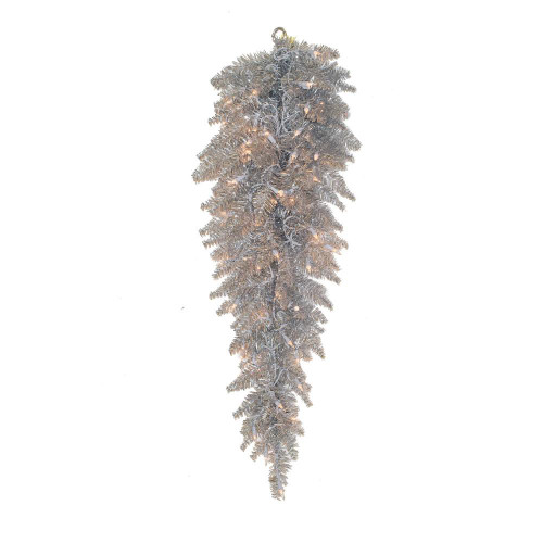 Vickerman K166907 - 36" Silver Fir Teardrop Wreath