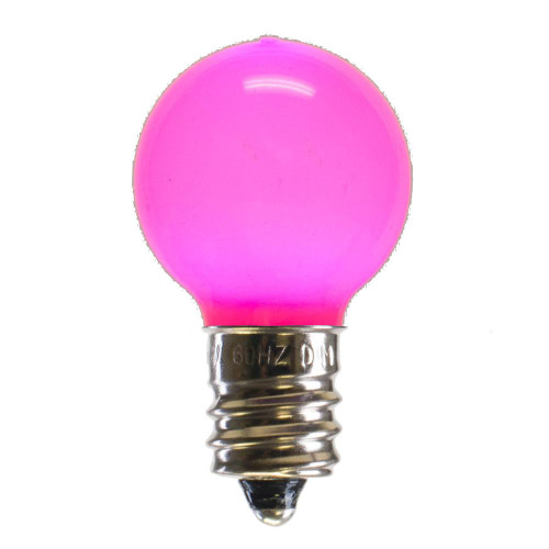  Vickerman XLEDCG39-25 G30 Pink Color LED Spare Christmas Bulbs E12 