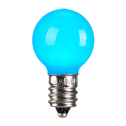  Vickerman XLEDCG3L-25 G30 Teal Color LED Spare Christmas Bulbs E12 