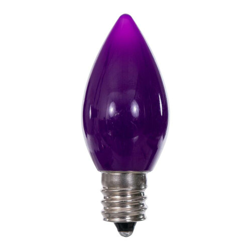  Vickerman XLEDSC76-25 C7 LED Purple Spare Christmas Bulbs 