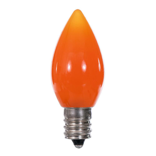  Vickerman XLEDSC78-25 C7 LED Orange Spare Christmas Bulbs 