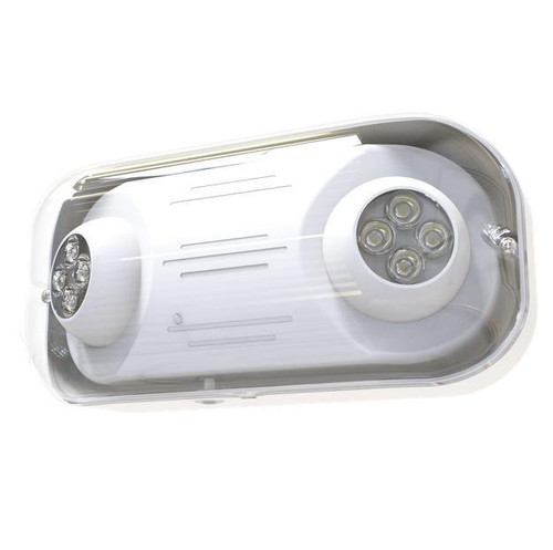 Halco 97115 White  Housing  Emergency Light