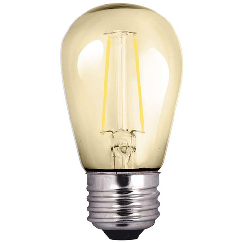 Halco 82140 LED S14 Amber Filament Bulb 