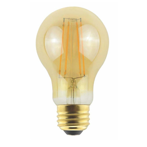Halco 85038 LED A19 Amber Filament Bulb