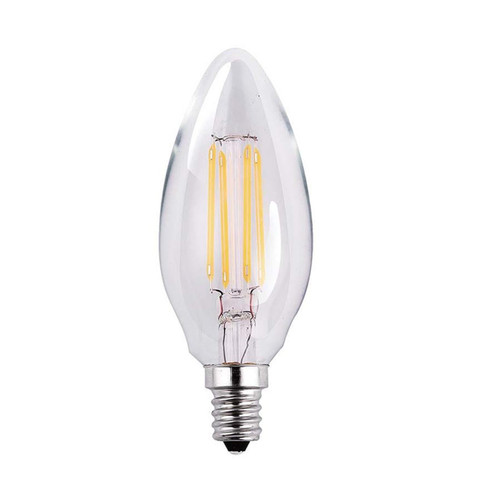 Halco 85054 LED B11 Clear Filament Bulb
