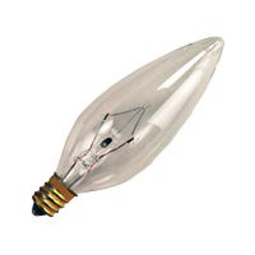 Halco 1021 B8 Clear Incandescent Decorative Torpedo Bulb