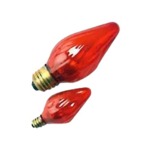 Halco 3006 F15 Amber Incandescent Decorative Flame Bulb