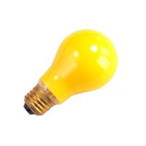 Halco 8011 A19 Yellow Incandescent Bug Light