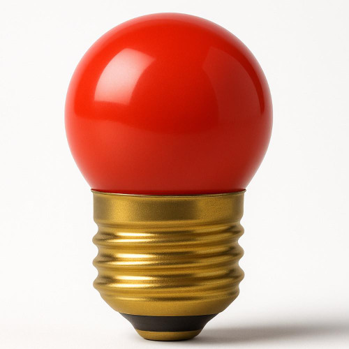 Halco 7019 S11 Ceramic Red Incandescent Sign/Appliance Bulb