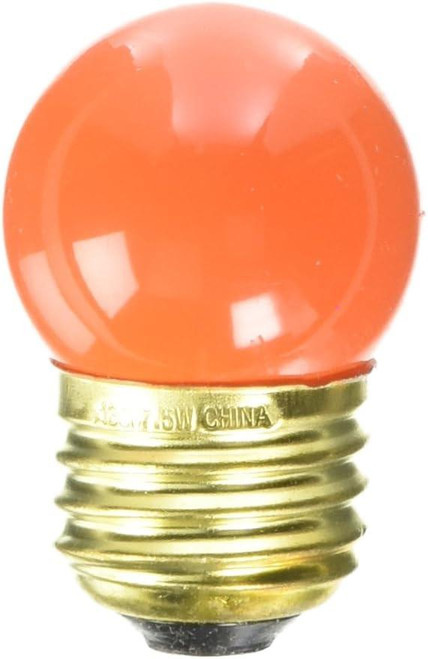Halco 7026 S11 Ceramic Orange Incandescent Sign/Appliance Bulb