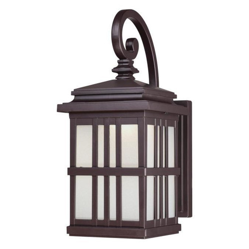 Westinghouse 6400200 - 9W LED Oil Rubbed Bronze Outdoor Wall Lantern - 14-3/4 in High