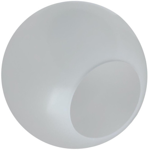 12" Frost Acrylic Light Globe – 5.25" Neckless Opening