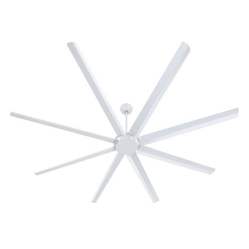 Westinghouse 7310000 - 100 in White 8-Blade Industrial Ceiling Fan with LED Light and Remote