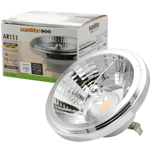  Sunlite 81009-SU - AR111/LED/10W/30K/24D - 12V- 3000K 