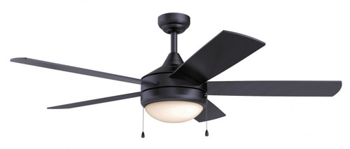 Trans Globe F-1020 BK Cappleman 2-Light, 5-Blade Transitional Ceiling Fan 