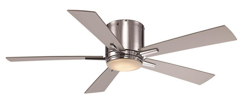 Trans Globe F-1017 PC Finnley Collection Indoor LED Light,  5-Blade Ceiling Fan with Opal Glass Lens 