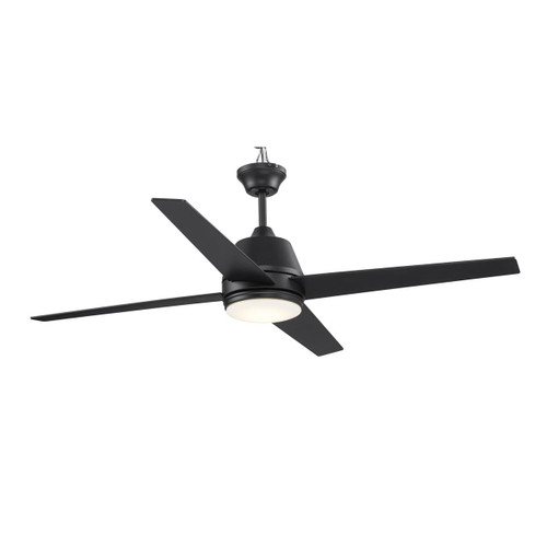 Trans Globe F-1026 BK Mammoth Collection Contemporary 4-Blade Ceiling Fan with LED Light Kit 