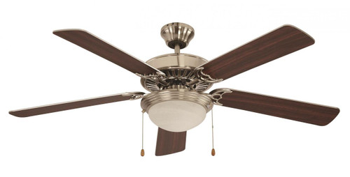 Trans Globe F-1022 BN Mateo Traditional Ceiling Fan with Light Kit and Reversible Blades 