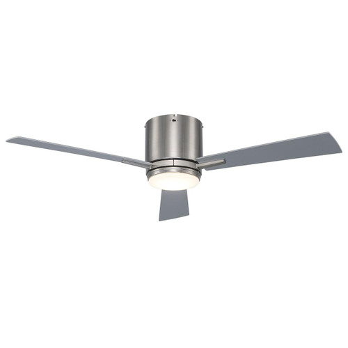 Trans Globe F-1017-3 BN Sargeant 3- Blade LED Standard Ceiling Fan with Wall Control and Light Kit Included 