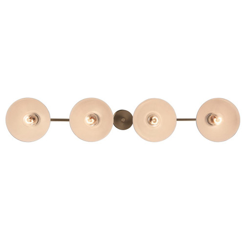 Trans Globe 71856 WH-AG Azaria 4 - Light Linear Pendant 