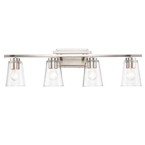 Trans Globe 22494 BN 4-Light Iris Wall Vanity
