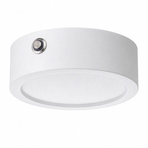 Trans Globe EM-LED-30097 WH - Palomino Emergency White LED Flush Mount - Battery Back-up 