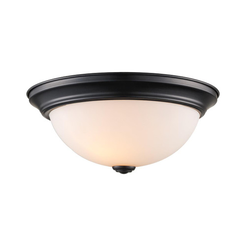 Trans Globe 70526-11 BK Mod Pod 1-Light, 11.5-in. Flush Mount Ceiling Light 