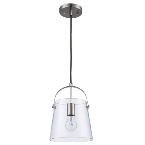 Trans Globe PND-2175 BN Curry 1-Light Shaded Mini Pendant 