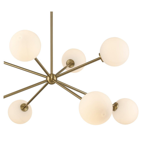 Trans Globe 11618 AG Haskell 8 - Light Sputnik Pendant 