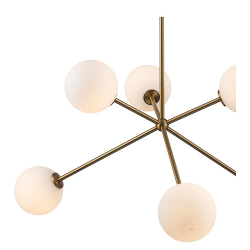 Trans Globe 11616 AG Modern 6-Light Haskell Pendant 