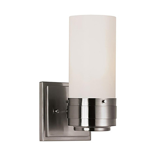 Trans Globe 2912 BN Fusion Reversible 1-Light Indoor Shaded Wall Sconce 